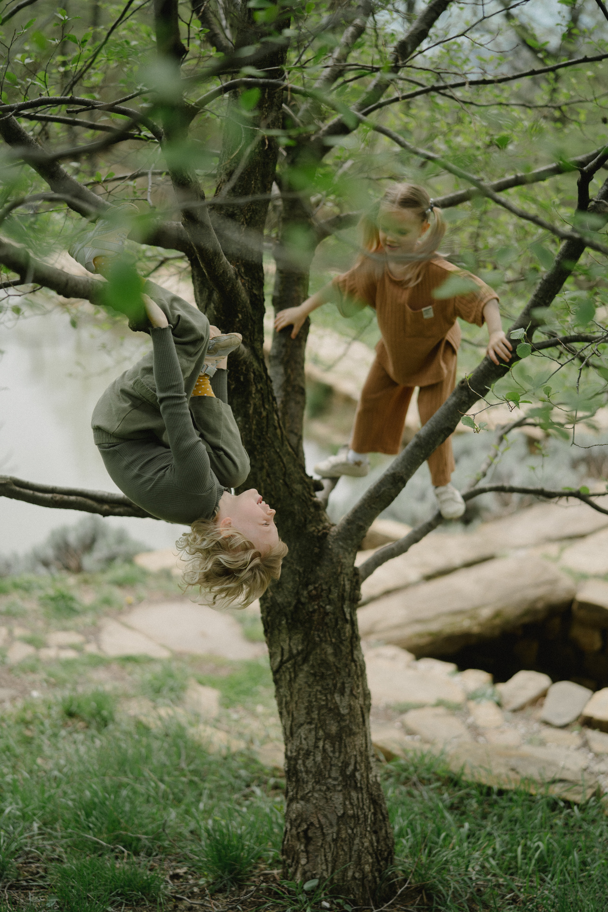 Kids Playing Outdoors